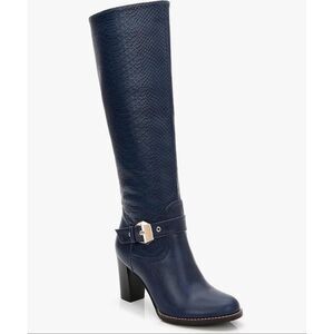 ANN CREEK 'Kaunay' Buckle Strap Knee High Boots Size 7